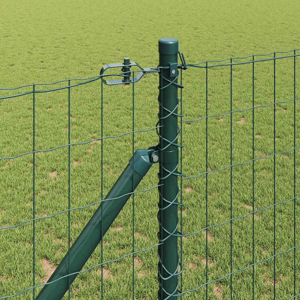vidaXL Ogrodzenie z drutu spawanego z kolcami 10 x 1 m (S x W)