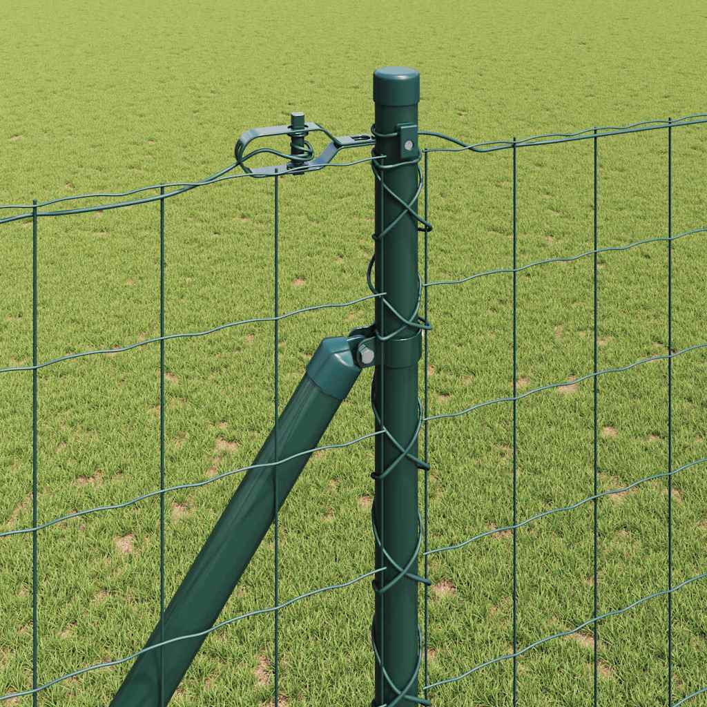 vidaXL Ogrodzenie z drutu spawanego z kolcami 10 x 1,5 m (S x W)