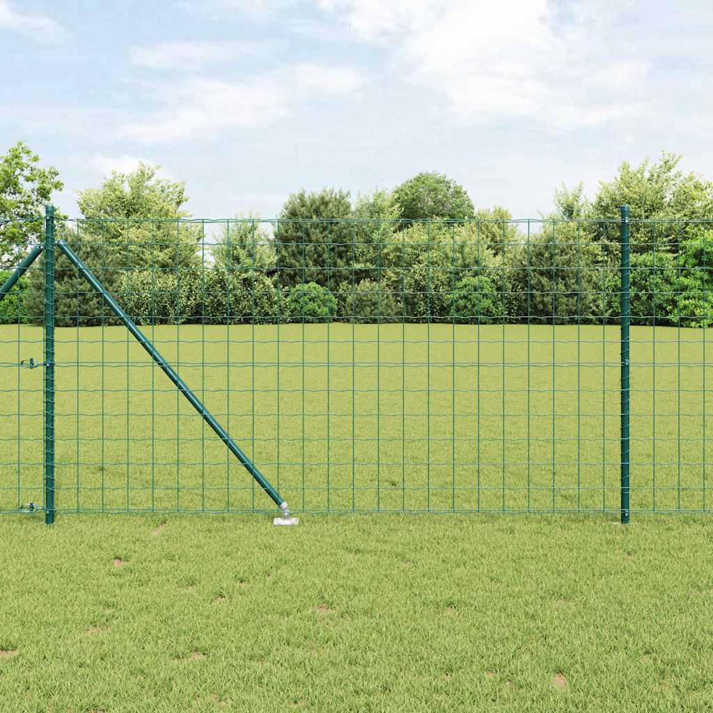 vidaXL Ogrodzenie z drutu spawanego z kolcami 10 x 1 m (S x W)
