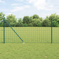 vidaXL Ogrodzenie z drutu spawanego z kolcami 10 x 1 m (S x W)
