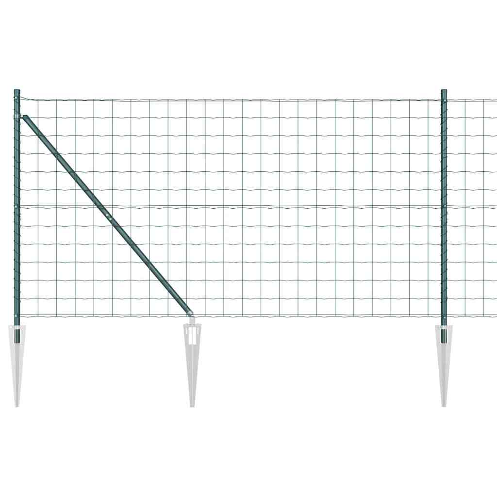 vidaXL Ogrodzenie z drutu spawanego z kolcami 10 x 1,2 m (S x W)