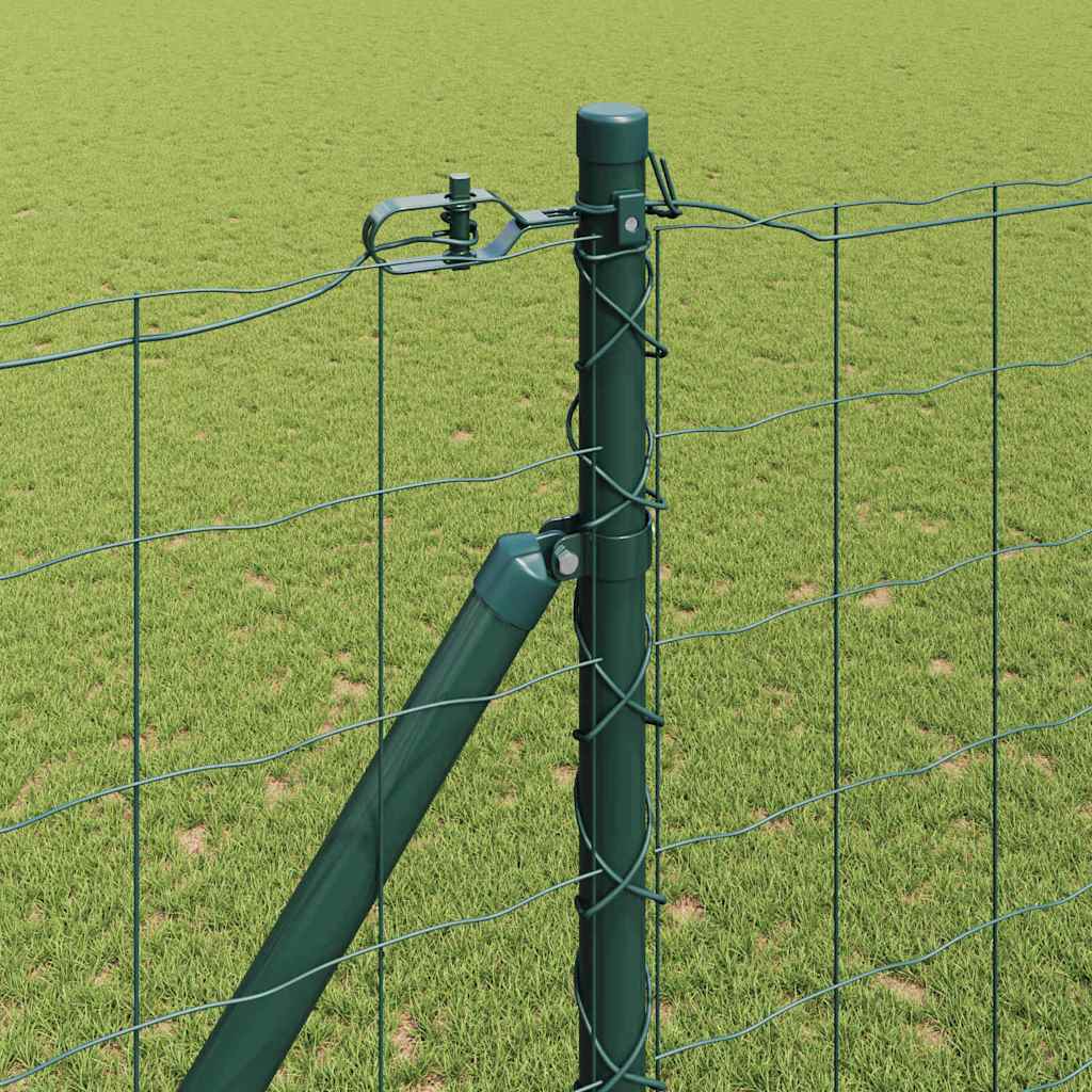 vidaXL Ogrodzenie z drutu spawanego z kolcami 10 x 1,5 m (S x W)