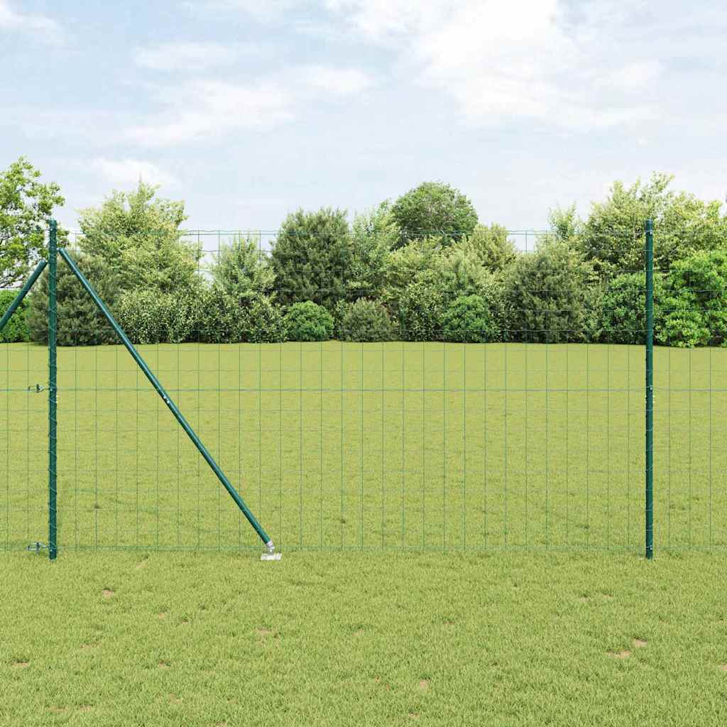 vidaXL Ogrodzenie z drutu spawanego z kolcami 10 x 1,5 m (S x W)