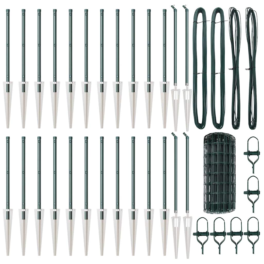 vidaXL Ogrodzenie z drutu spawanego z kolcami 50 x 0,6 m (S x W)