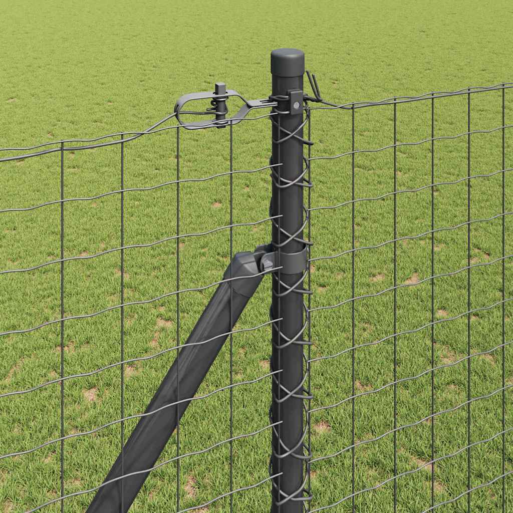 vidaXL Ogrodzenie z drutu spawanego z kolcami 10 x 1,5 m (S x W)