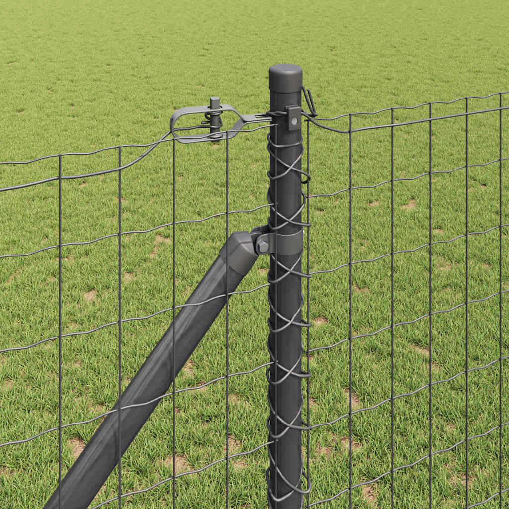 vidaXL Ogrodzenie z drutu spawanego z kolcami 10 x 1,4 m (S x W)