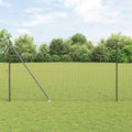 vidaXL Ogrodzenie z drutu spawanego z kolcami 10 x 1,5 m (S x W)