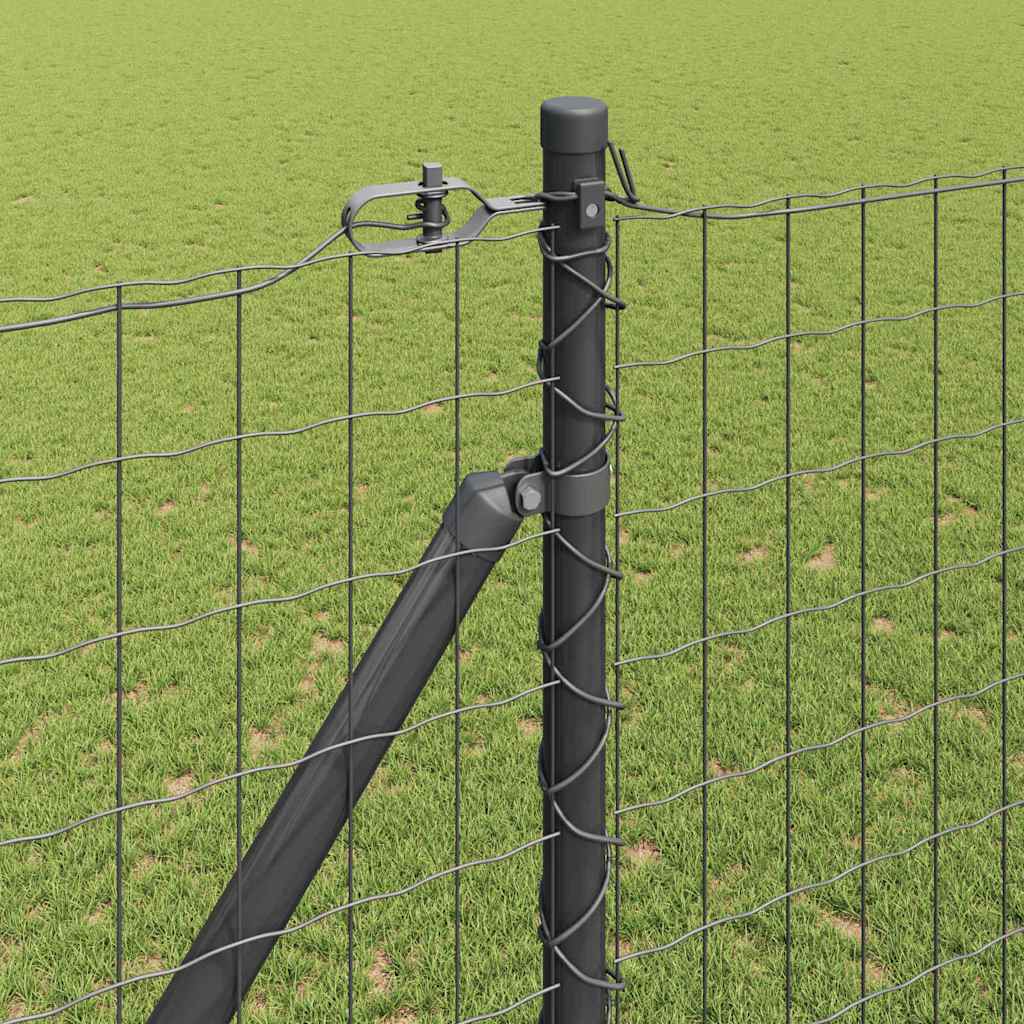 vidaXL Ogrodzenie z drutu spawanego z kolcami 10 x 1,6 m (S x W)