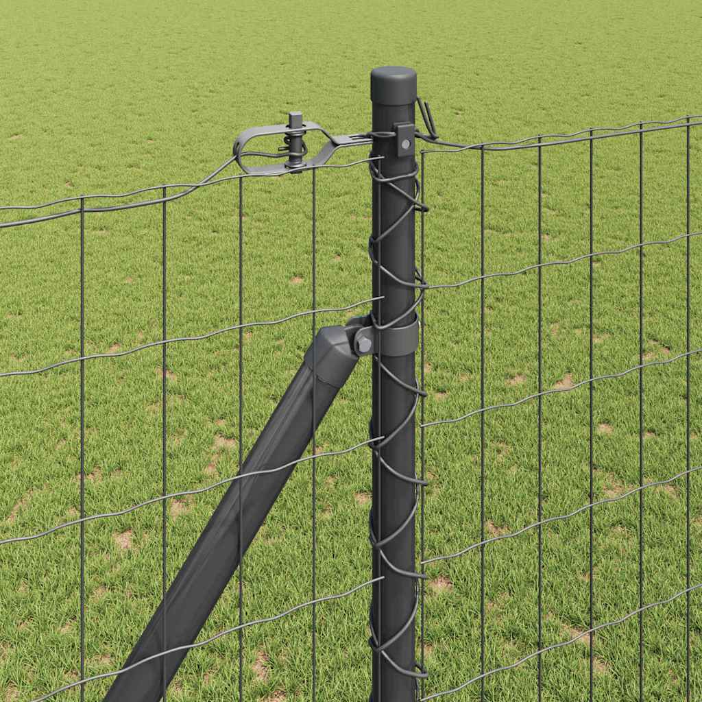 vidaXL Ogrodzenie z drutu spawanego z kolcami 10 x 1,5 m (S x W)