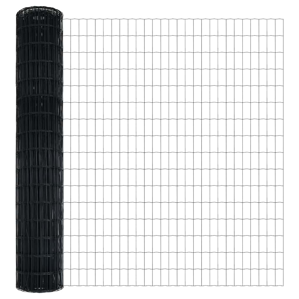 vidaXL Ogrodzenie z drutu spawanego z kolcami 10 x 1,5 m (S x W)