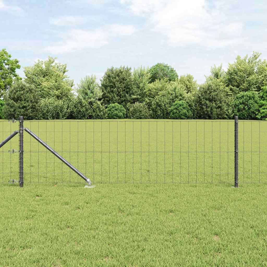 vidaXL Ogrodzenie z drutu spawanego z kolcami 10 x 0,8 m (S x W)