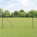 vidaXL Ogrodzenie z drutu spawanego z kolcami 10 x 1,5 m (S x W)