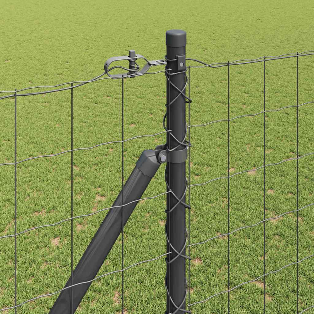 vidaXL Ogrodzenie z drutu spawanego z kolcami 10 x 1,6 m (S x W)
