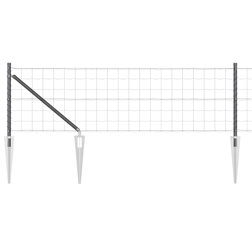 vidaXL Ogrodzenie z drutu spawanego z kolcami 10 x 0,4 m (S x W)