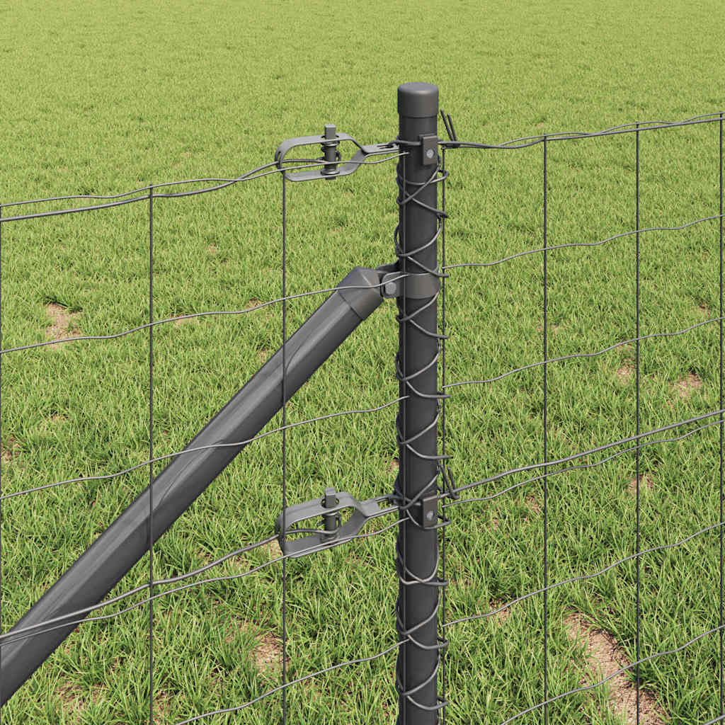 vidaXL Ogrodzenie z drutu spawanego z kolcami 10 x 0,6 m (S x W)