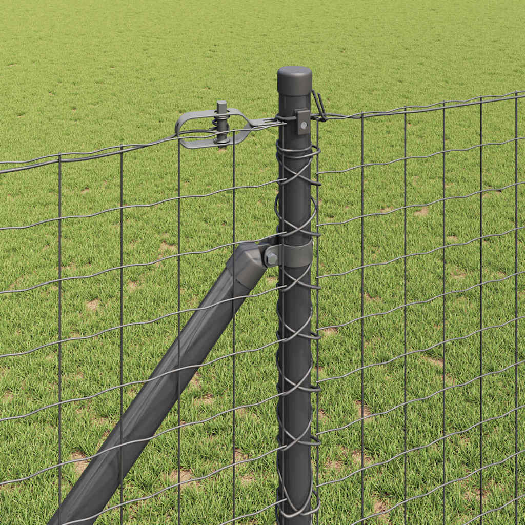 vidaXL Ogrodzenie z drutu spawanego z kolcami 25 x 1,2 m (S x W)