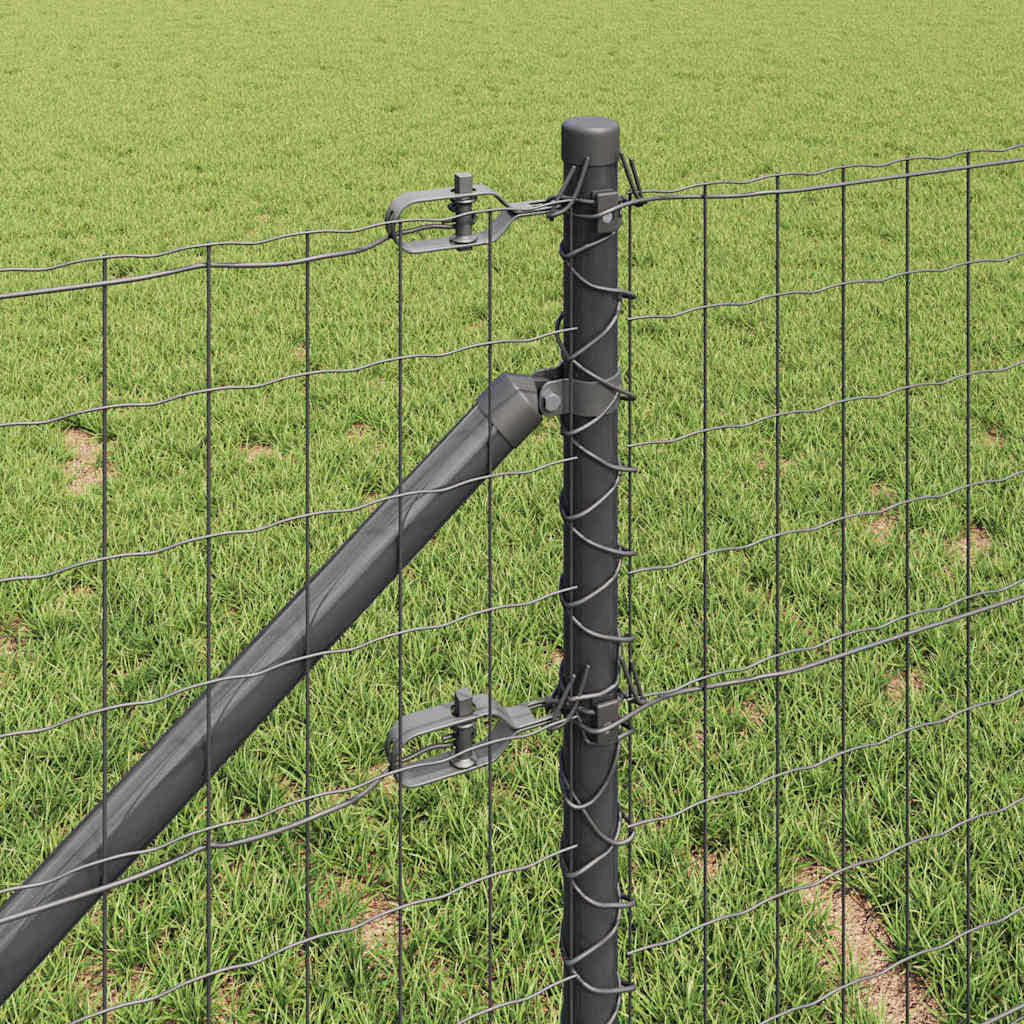 vidaXL Ogrodzenie z drutu spawanego z kolcami 25 x 0,6 m (S x W)
