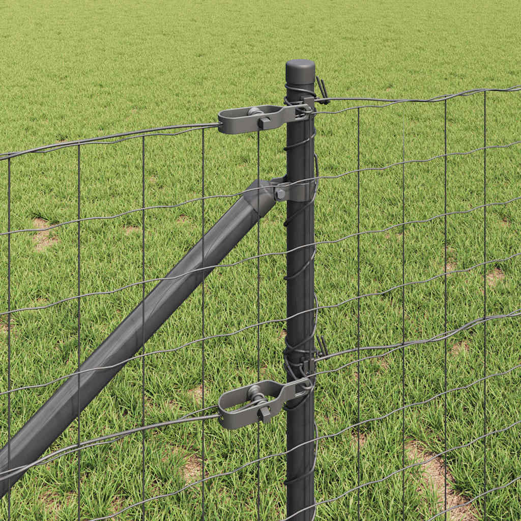 vidaXL Ogrodzenie z drutu spawanego z kolcami 10 x 0,8 m (S x W)
