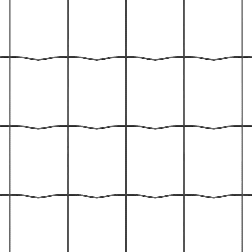 vidaXL Ogrodzenie z drutu spawanego z kolcami 10 x 1,5 m (S x W)