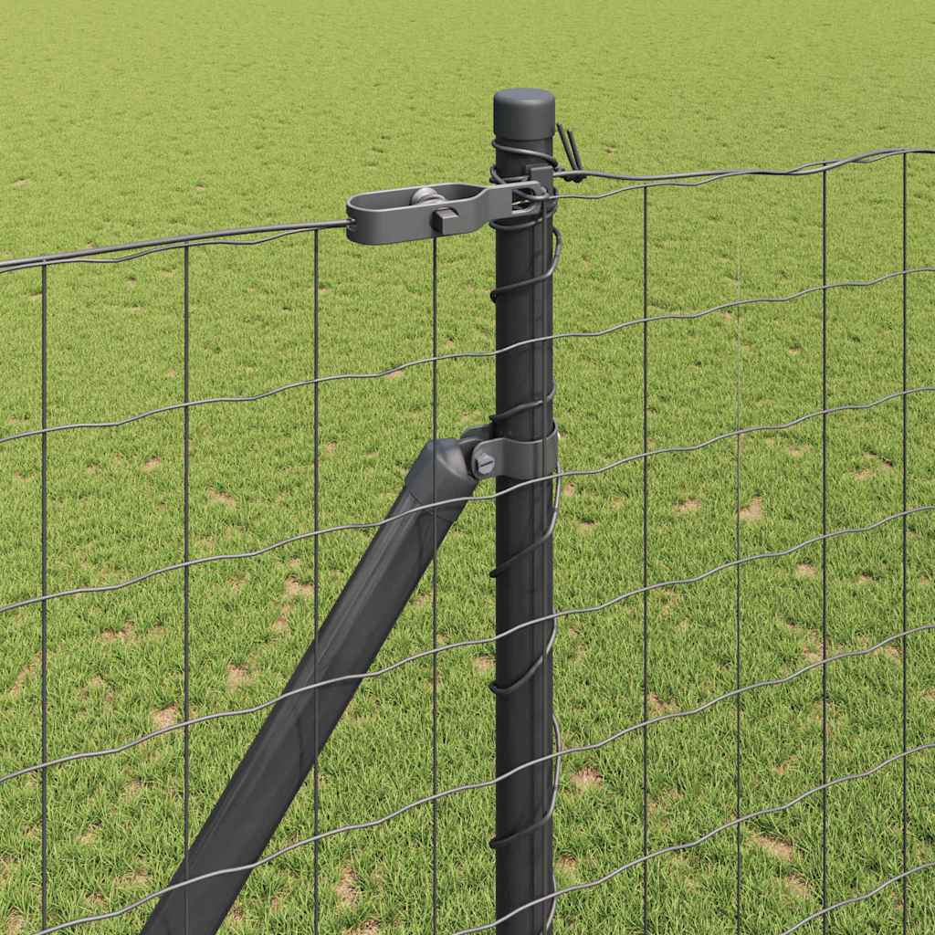 vidaXL Ogrodzenie z drutu spawanego z kolcami 10 x 1,5 m (S x W)