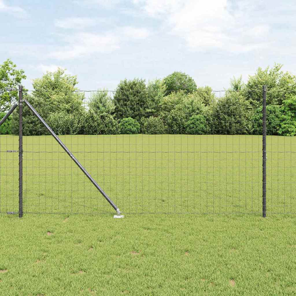vidaXL Ogrodzenie z drutu spawanego z kolcami 25 x 1,2 m (S x W)