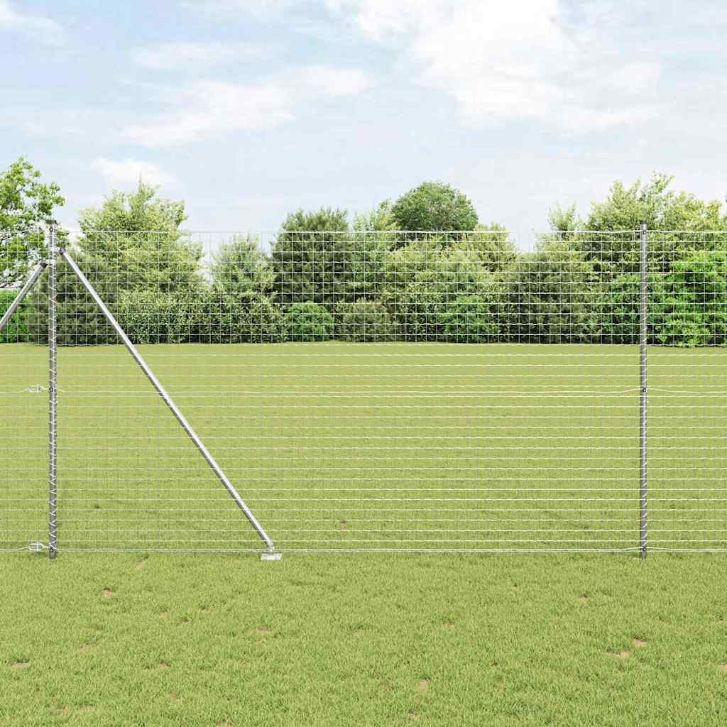 vidaXL Ogrodzenie z drutu spawanego z kolcami 10 x 1,6 m (S x W)