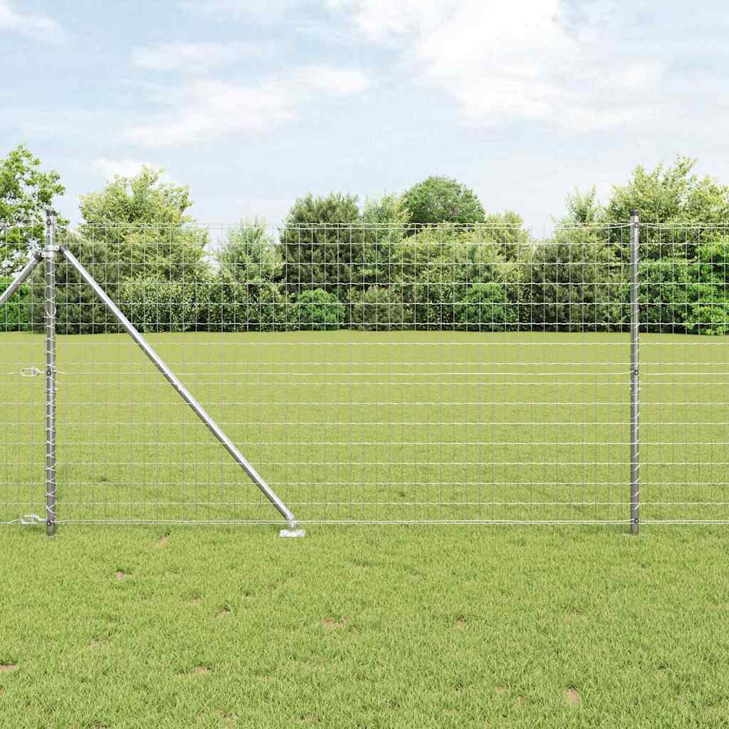 vidaXL Ogrodzenie z drutu spawanego z kolcami 10 x 1,4 m (S x W)