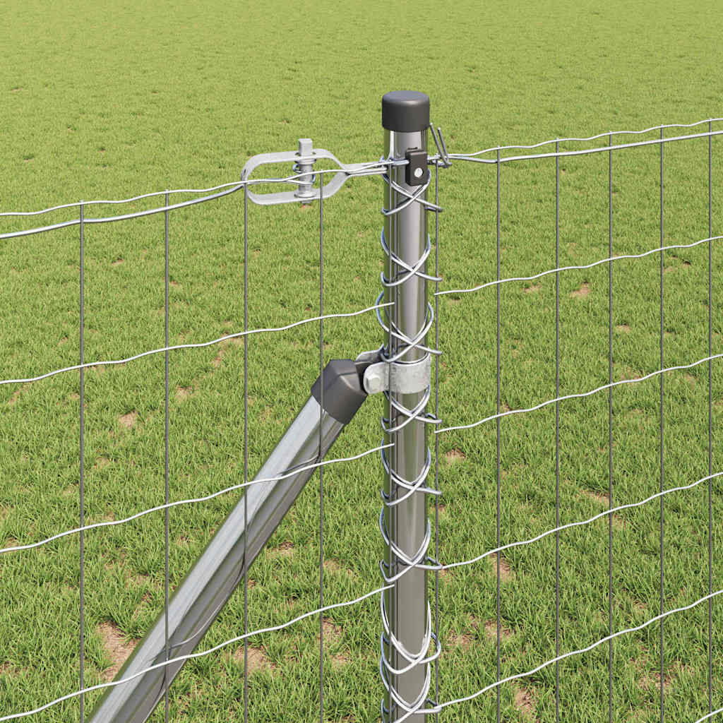 vidaXL Ogrodzenie z drutu spawanego z kolcami 10 x 1,4 m (S x W)