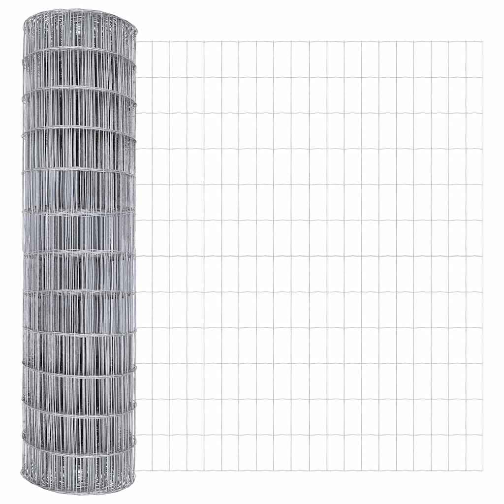 vidaXL Ogrodzenie z drutu spawanego z kolcami 10 x 1,5 m (S x W)