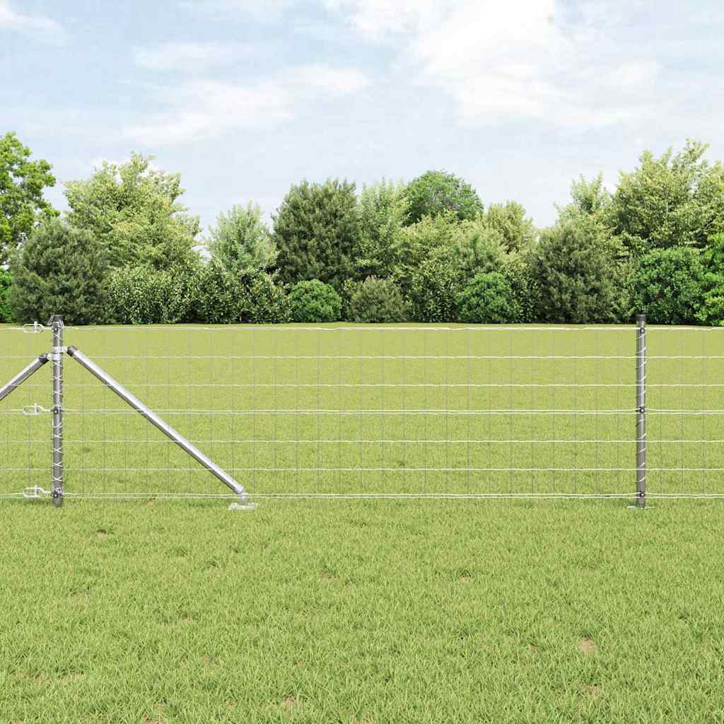 vidaXL Ogrodzenie z drutu spawanego z kolcami 10 x 0,8 m (S x W)