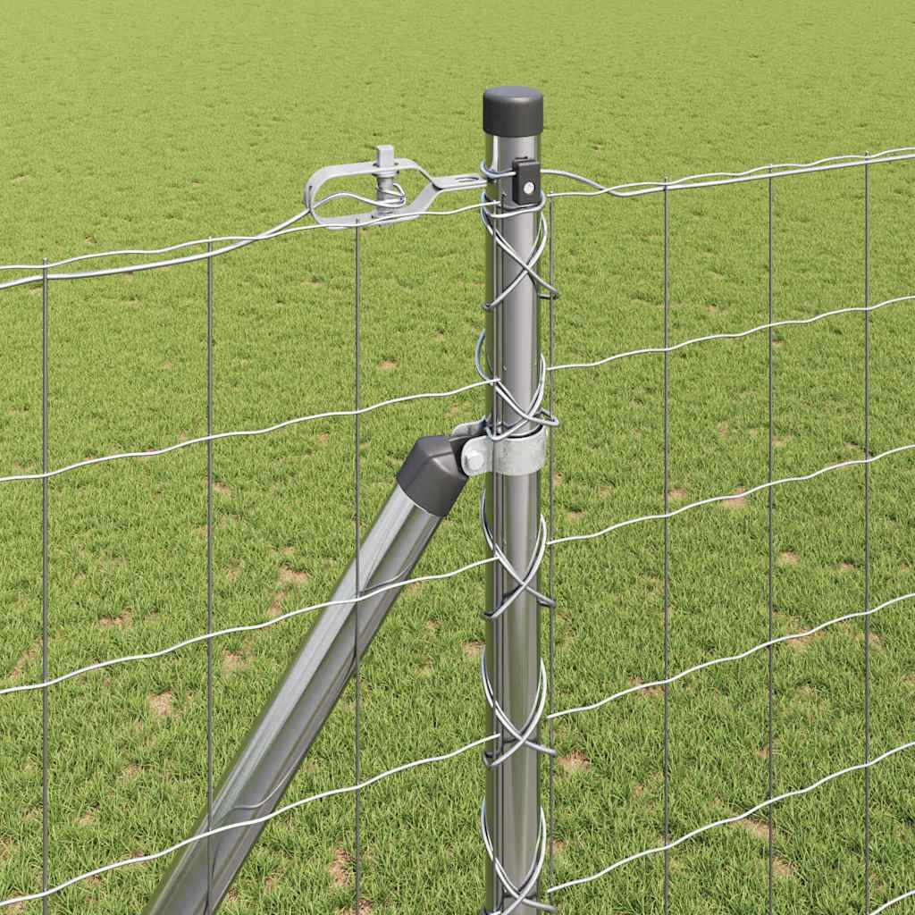 vidaXL Ogrodzenie z drutu spawanego z kolcami 10 x 1,5 m (S x W)