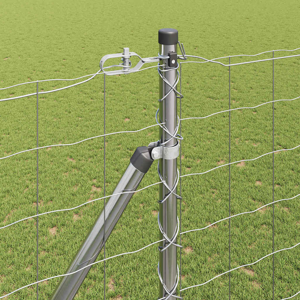 vidaXL Ogrodzenie z drutu spawanego z kolcami 10 x 1,5 m (S x W)