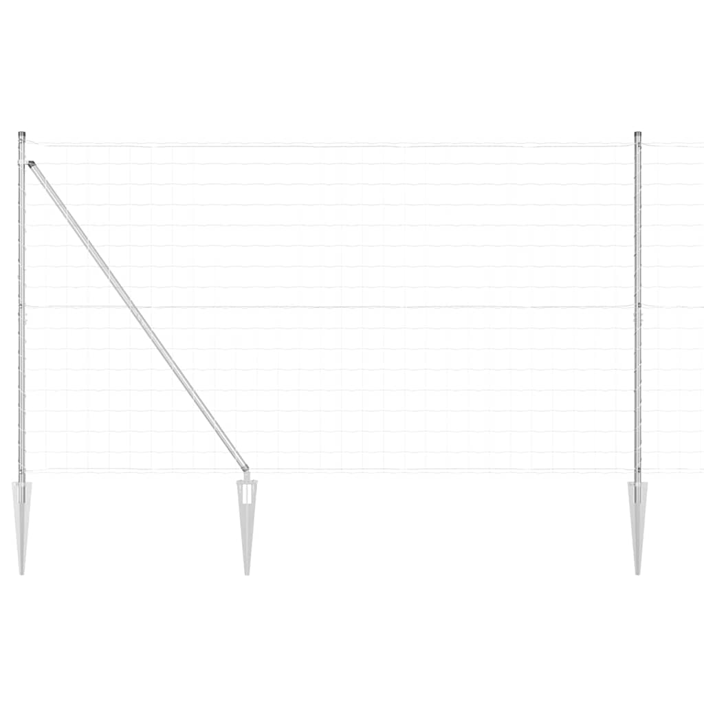 vidaXL Ogrodzenie z drutu spawanego z kolcami 10 x 1,6 m (S x W)