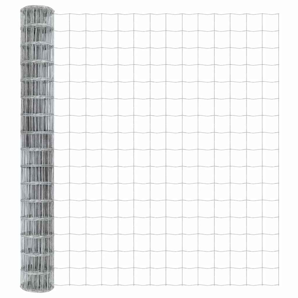 vidaXL Ogrodzenie z drutu spawanego z kolcami 10 x 1,6 m (S x W)