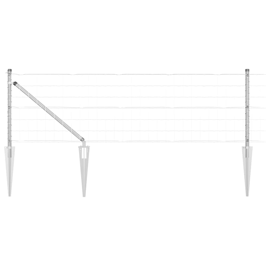 vidaXL Ogrodzenie z drutu spawanego z kolcami 25 x 0,4 m (S x W)