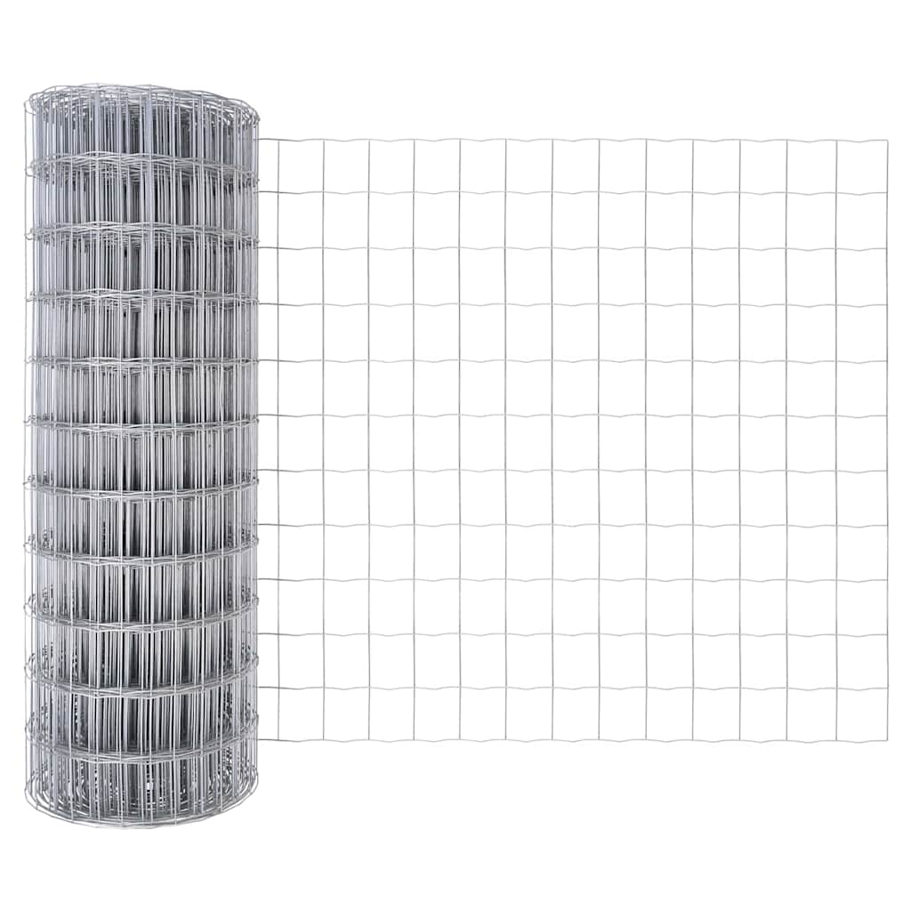 vidaXL Ogrodzenie z drutu spawanego z kolcami 10 x 0,8 m (S x W)