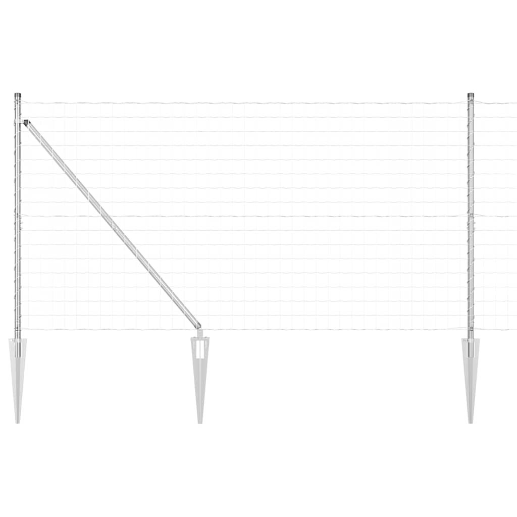 vidaXL Ogrodzenie z drutu spawanego z kolcami 10 x 1,2 m (S x W)