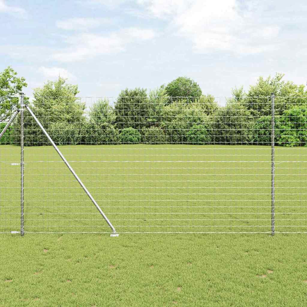 vidaXL Ogrodzenie z drutu spawanego z kolcami 10 x 1,6 m (S x W)