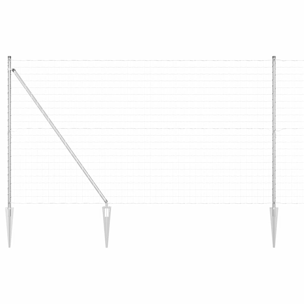 vidaXL Ogrodzenie z drutu spawanego z kolcami 10 x 1,6 m (S x W)