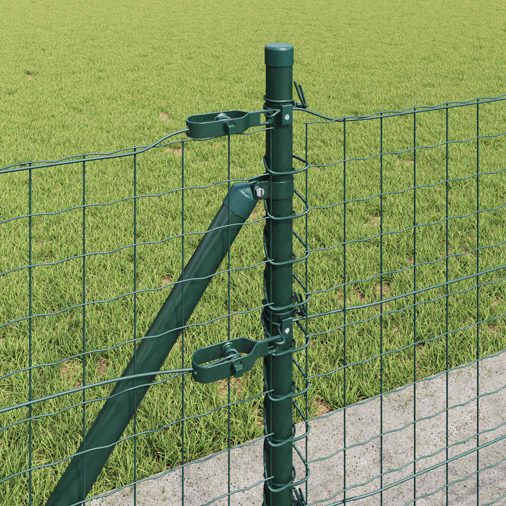 vidaXL Ogrodzenie z drutu spawanego z betonową podstawą