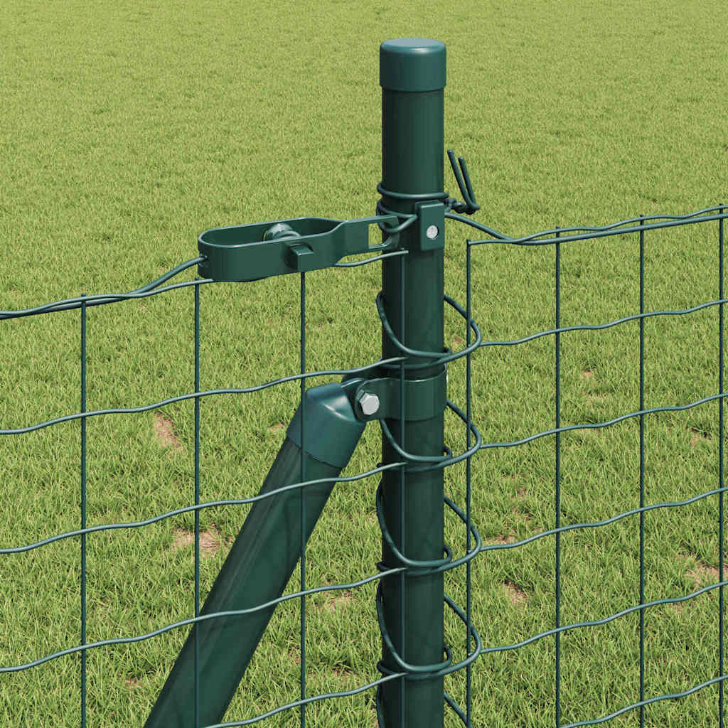 vidaXL Ogrodzenie z drutu spawanego z betonową podstawą