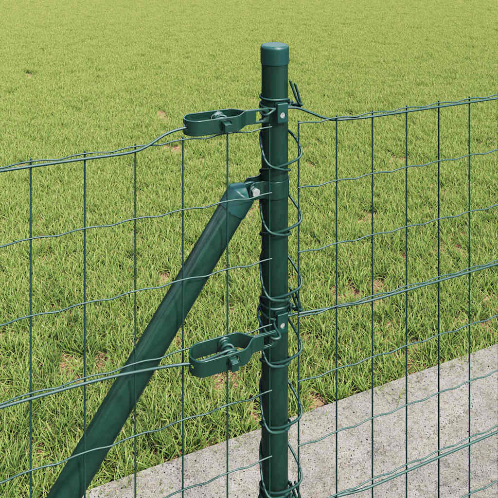 vidaXL Ogrodzenie z drutu spawanego z betonową podstawą