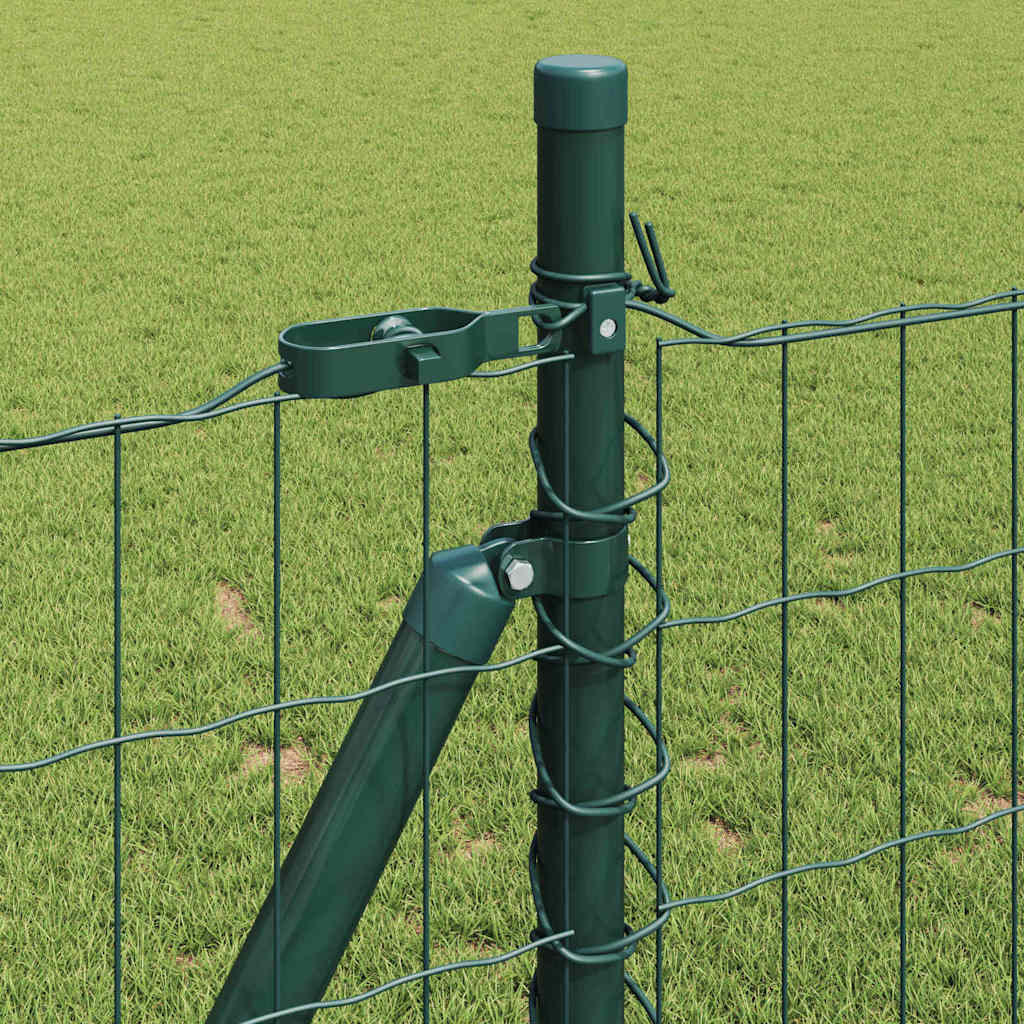 vidaXL Ogrodzenie z drutu spawanego z betonową podstawą