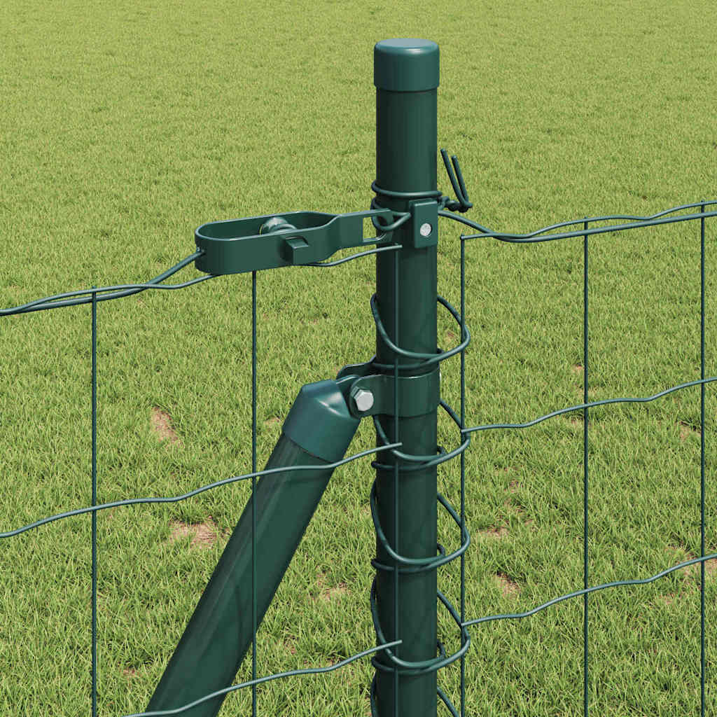 vidaXL Ogrodzenie z drutu spawanego z betonową podstawą