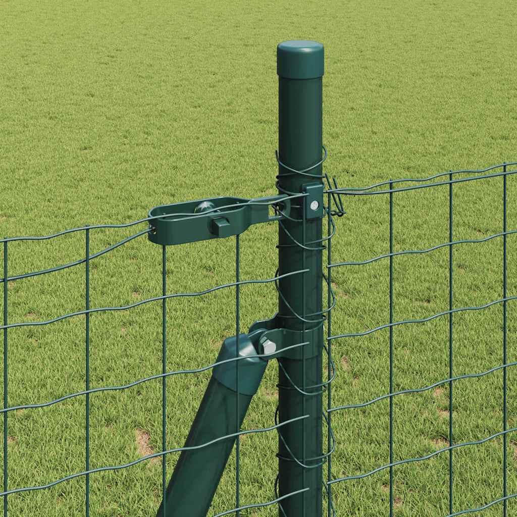 vidaXL Ogrodzenie z drutu spawanego z betonową podstawą