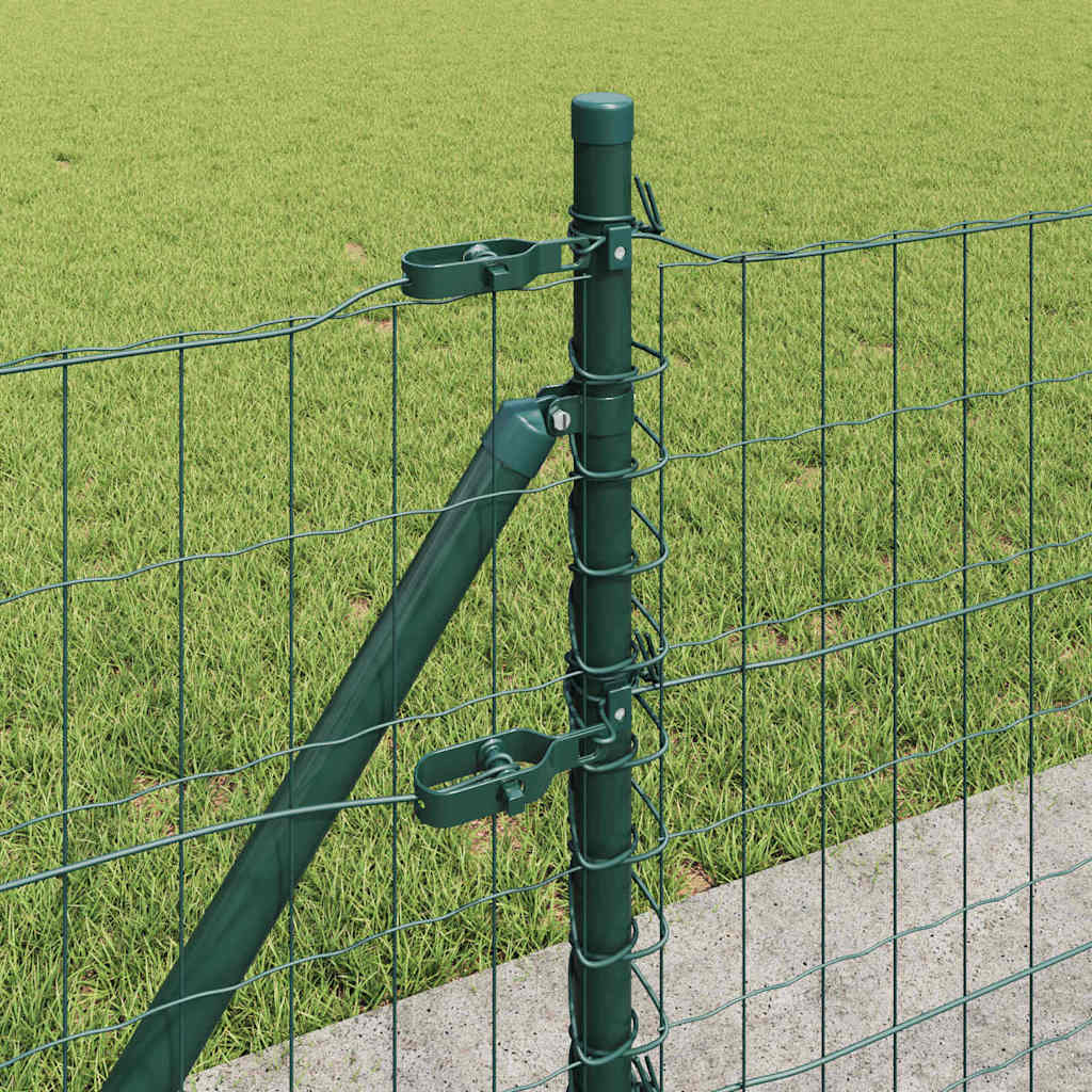 vidaXL Ogrodzenie z drutu spawanego z betonową podstawą