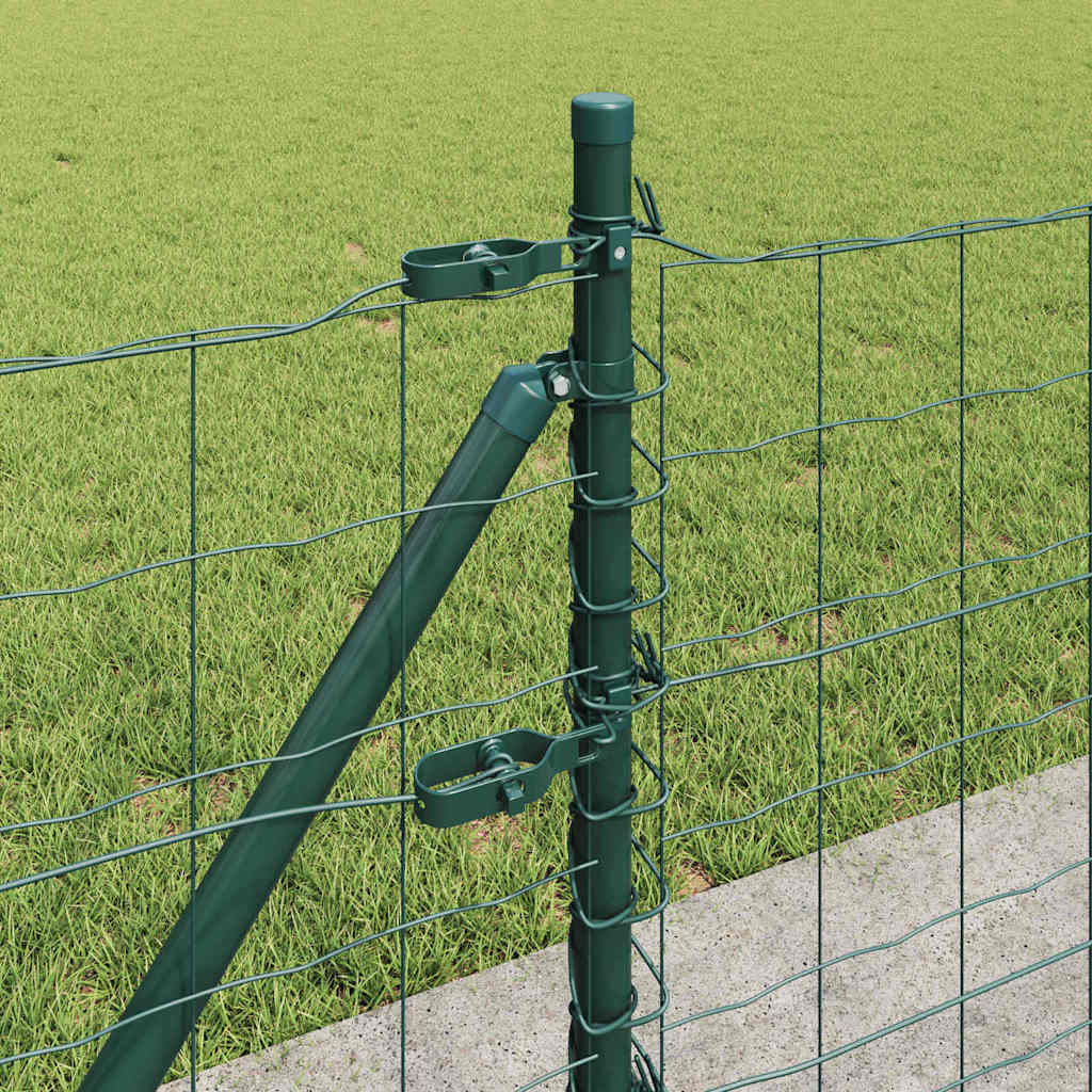 vidaXL Ogrodzenie z drutu spawanego z betonową podstawą