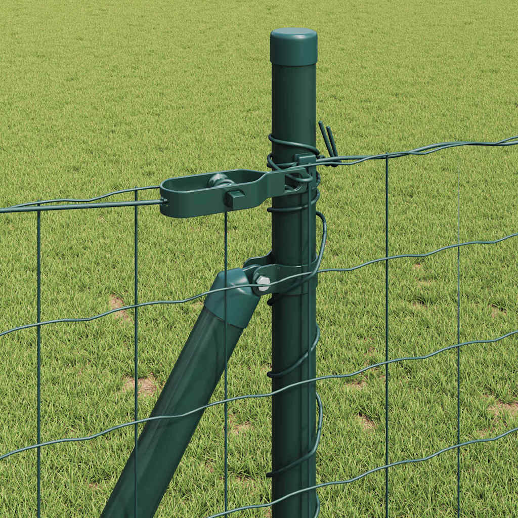 vidaXL Ogrodzenie z drutu spawanego z betonową podstawą