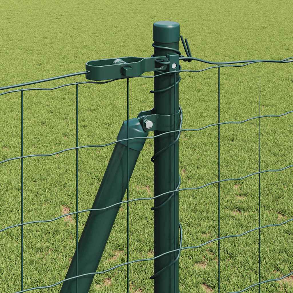 vidaXL Ogrodzenie z drutu spawanego z betonową podstawą
