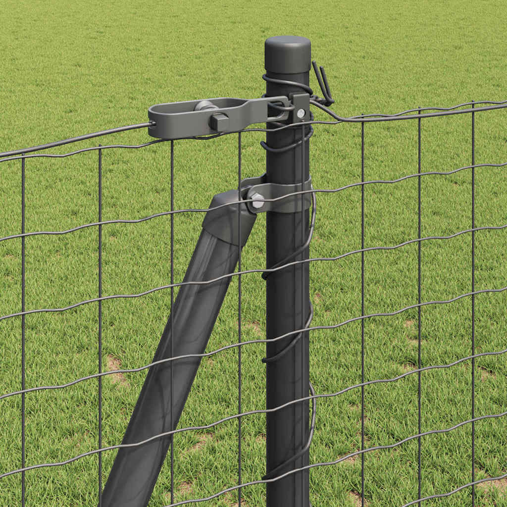 vidaXL Ogrodzenie z drutu spawanego z betonową podstawą